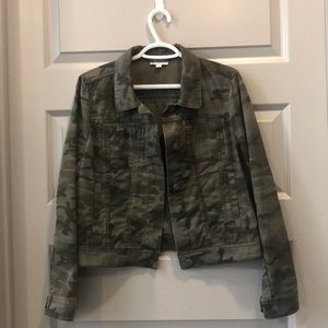 Loft button up camo jacket